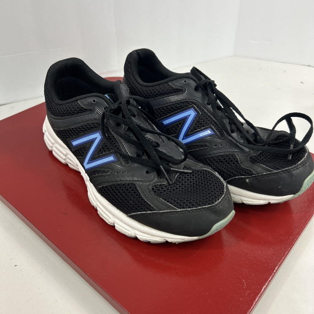 Women's New Balance 460v2 Tech Ride Size 7.5M Shoes Sneakers Black/Blue Walking